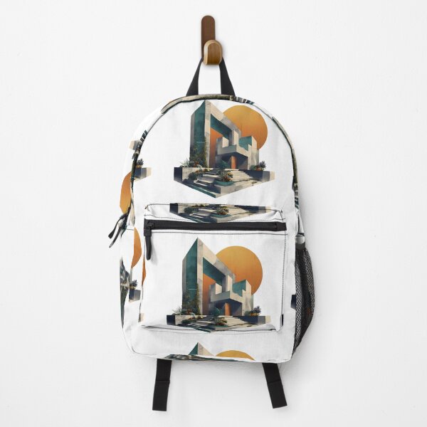 Item preview, Architecture Whimsical Illustrations Blending Nature Humanity Imagination Design designed and sold by ART ATTACK ZONE.