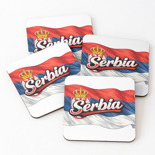 Item preview, Serbia Waving Flag Design – Serbian Patriotic Pride Graphic designed and sold by GarnerSupplyCo.