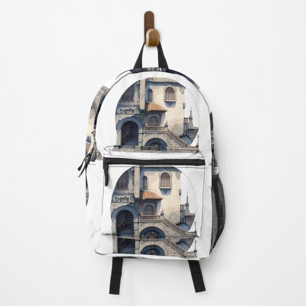 Item preview, Castle Whimsical Illustrations Blending Nature Humanity Imagination Design designed and sold by ART ATTACK ZONE.