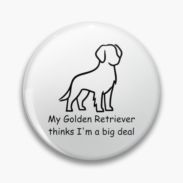 Aperçu de l'œuvre « Mon golden retriever me prend pour quelqu'un d'important » - La seule validation qui compte créée et vendue par Beyond Humble.