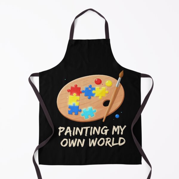 Item preview, Autism Art Shirt | Painting My Own World Puzzle Palette designed and sold by MotivAura.