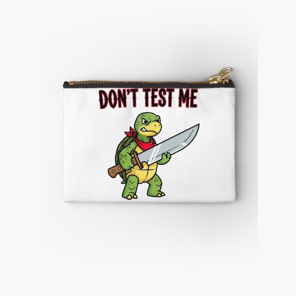 Item preview, Cartoon Turtle with Knife – Don’t Test Me designed and sold by Pollock.