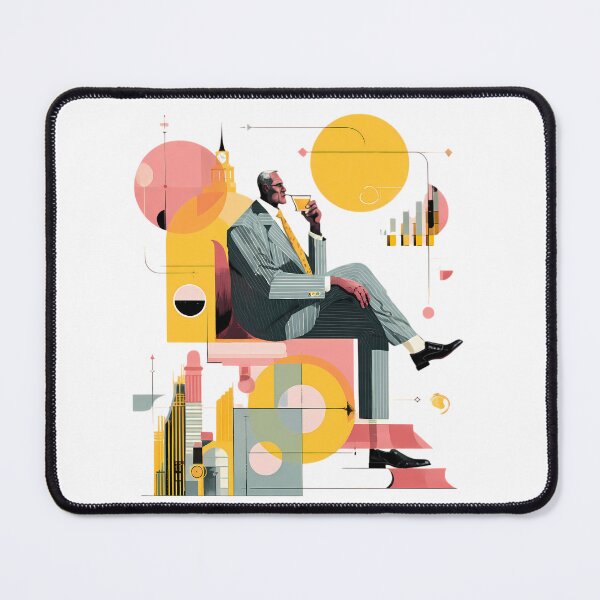 Item preview, Men Coffee Illustrations Blending Nature Humanity Imagination Design designed and sold by ART ATTACK ZONE.