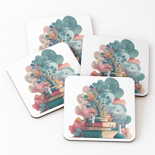 Item preview, Books Whimsical Illustrations Blending Nature Humanity Imagination Design designed and sold by ART ATTACK ZONE.