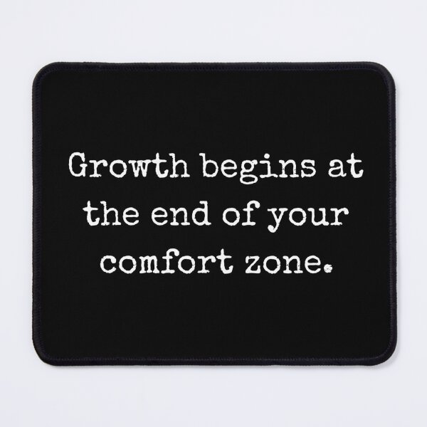 Item preview, Motivational Typography Design – Growth begins at the end of your comfort zone designed and sold by BoldTalk.
