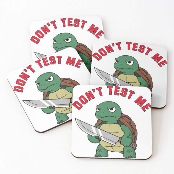 Item preview, Humorous Turtle – Don’t Test Me Design designed and sold by Pollock.