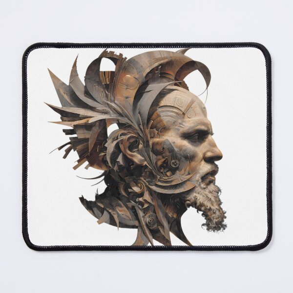 Item preview, Warrior Whimsical Illustrations Blending Nature Humanity Imagination Design designed and sold by ART ATTACK ZONE.