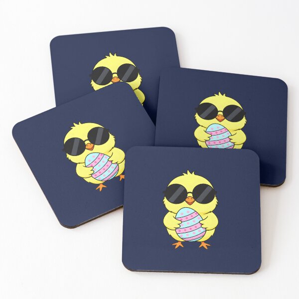 Item preview, Cool Little Easter Chick With Sunglasses And Egg designed and sold by Dakson Design - Fantasy Art.