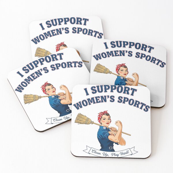 Aperçu de l'œuvre Feminist Support for Women’s Sports – Retro Design créée et vendue par Pollock.