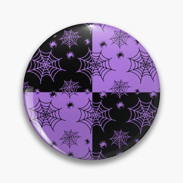 Item preview, Black and amethyst interchange web pattern designed and sold by serenebookworm.