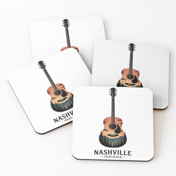 Item preview, Nashville Indiana | Acoustic Guitar Music Lover designed and sold by JessArty ⭐⭐⭐⭐⭐.