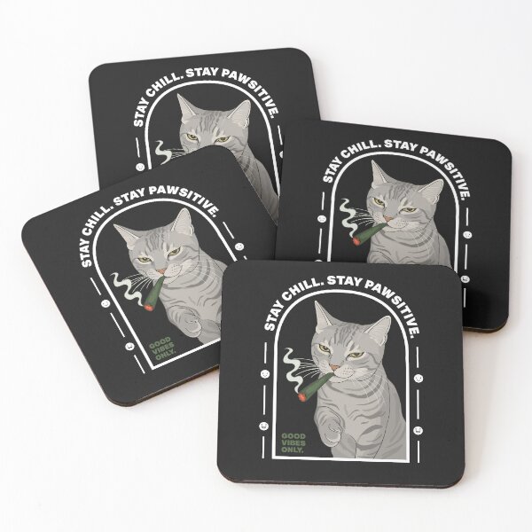 Item preview, Good Vibes Cat designed and sold by deathanarchy.