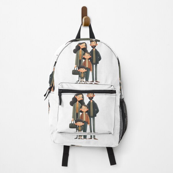 Item preview, Family Whimsical Illustrations Blending Nature Humanity Imagination Design designed and sold by ART ATTACK ZONE.