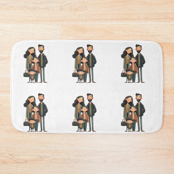 Item preview, Family Whimsical Illustrations Blending Nature Humanity Imagination Design designed and sold by ART ATTACK ZONE.