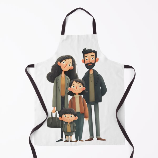 Item preview, Family Whimsical Illustrations Blending Nature Humanity Imagination Design designed and sold by ART ATTACK ZONE.