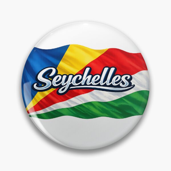 Item preview, Seychelles Waving Flag Design – Tropical Island Nation Pride designed and sold by GarnerSupplyCo.