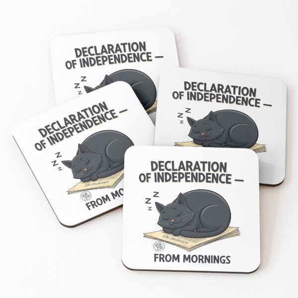 Item preview, Declaration of Independence From Mornings Cat designed and sold by  Existential .