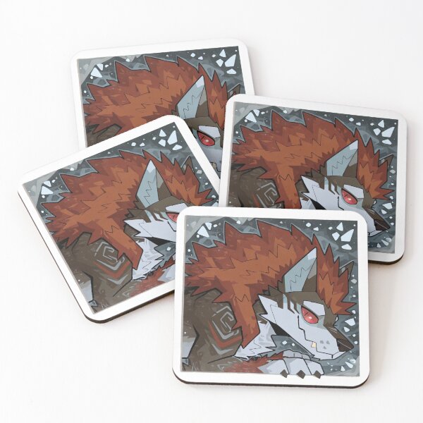 Item preview, Geometric Frost Wolf With A Spiky Attitude designed and sold by KaMow.
