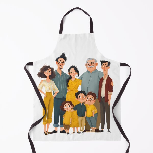 Item preview, Party Family Illustrations Blending Nature Humanity Imagination Design designed and sold by ART ATTACK ZONE.