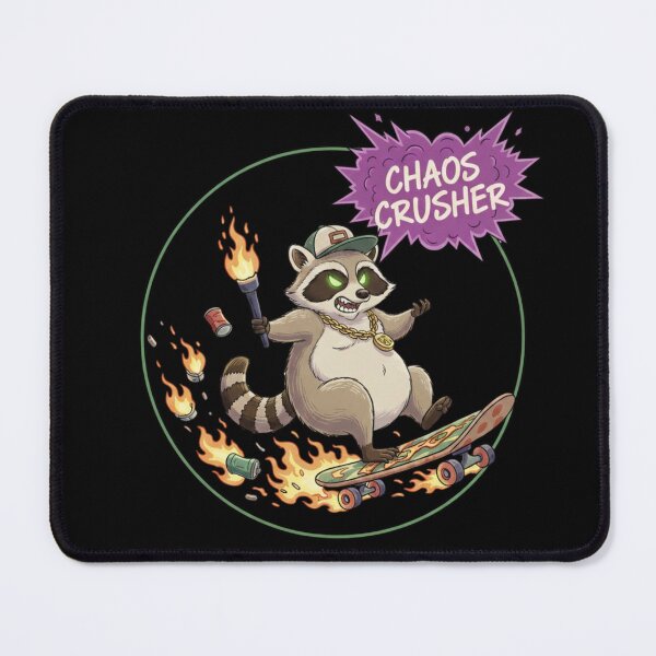 Item preview, Chaos Crusher Skater Raccoon designed and sold by By Dana Studio.
