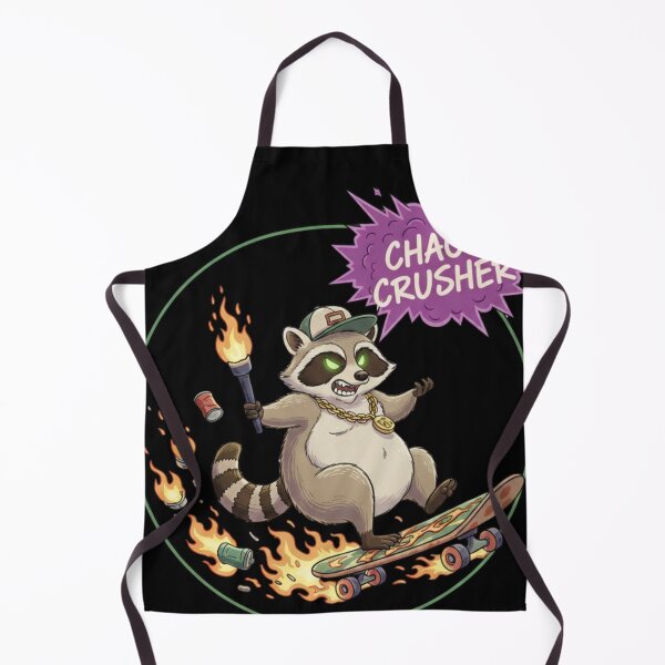 Item preview, Chaos Crusher Skater Raccoon designed and sold by By Dana Studio.