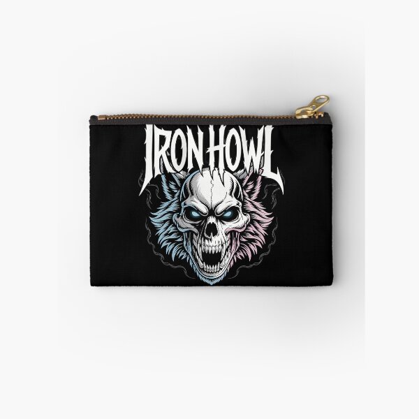 Item preview, Iron Howls  Monochrome Wolf Skull Rock designed and sold by snookyking.