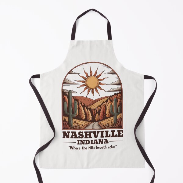 Item preview, Nashville Indiana | Vintage Western Sunset Mountain Graphic designed and sold by JessArty ⭐⭐⭐⭐⭐.