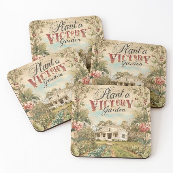 Item preview, Vintage Plant a Victory Garden Poster designed and sold by Boddicca.