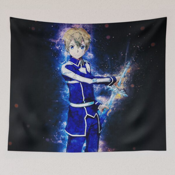Item preview, Eugeo Sword Art Online Calm Blue Aura Heroic Magic Icy Glow designed and sold by mildaclairmo.