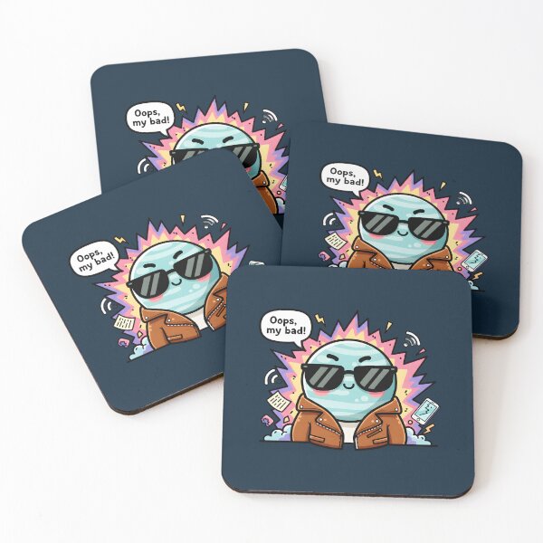 Item preview, Funny Retrograde Planet Oops My Bad Chaos designed and sold by Dakson Design - Fantasy Art.