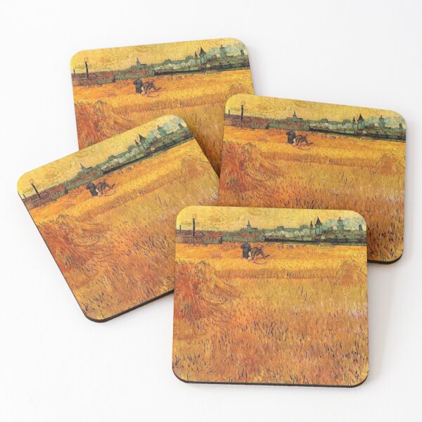 Item preview, Vincent Van Gogh - Arles View from the Wheat Fields, 1888 designed and sold by RickE.