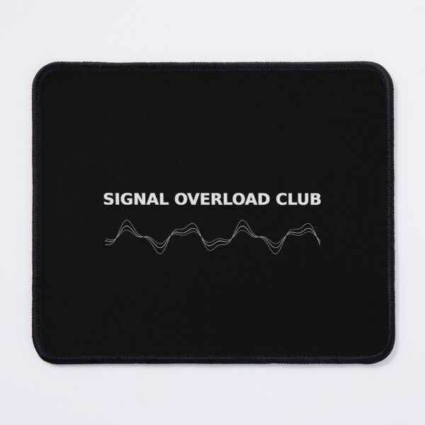 Item preview, Signal Overload Club T-Shirt – Glitch Aesthetic Tee, Distressed Waveform Shirt, Retro Tech Graphic, Grunge Music Design designed and sold by 5lav.