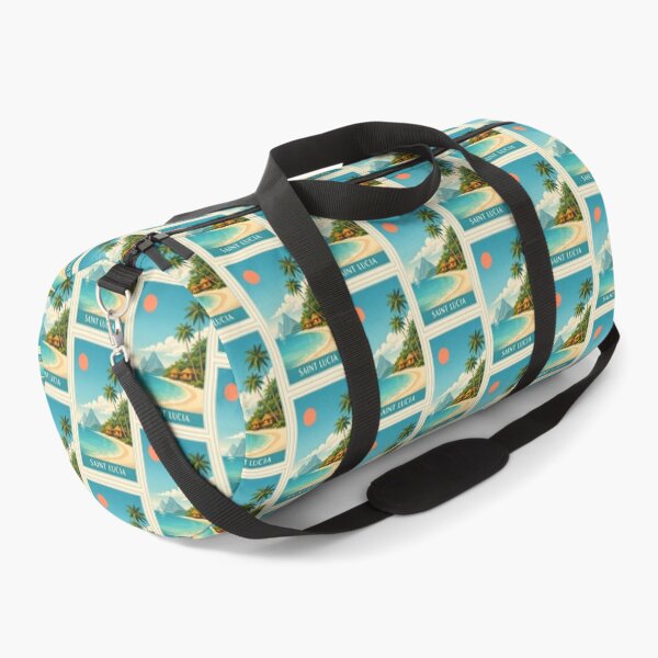 Item preview, St Lucia - Island The Pitons Retro Art designed and sold by scicilysimonee.