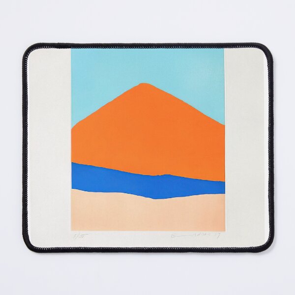 Item preview, Original Paintings by Etel Adnan, Etel Adnan Color Landscape Art designed and sold by OilArtLittle.