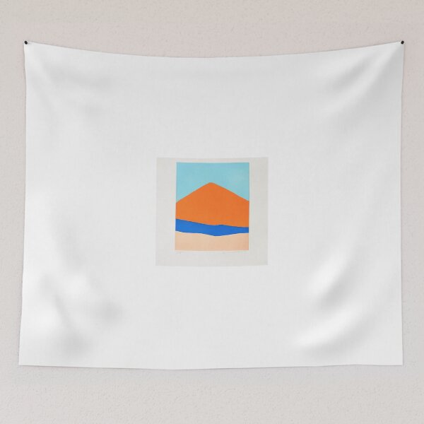 Item preview, Original Paintings by Etel Adnan, Etel Adnan Color Landscape Art designed and sold by OilArtLittle.