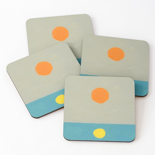 Item preview, Original Paintings by Etel Adnan, Etel Adnan Color Landscape Art designed and sold by OilArtLittle.
