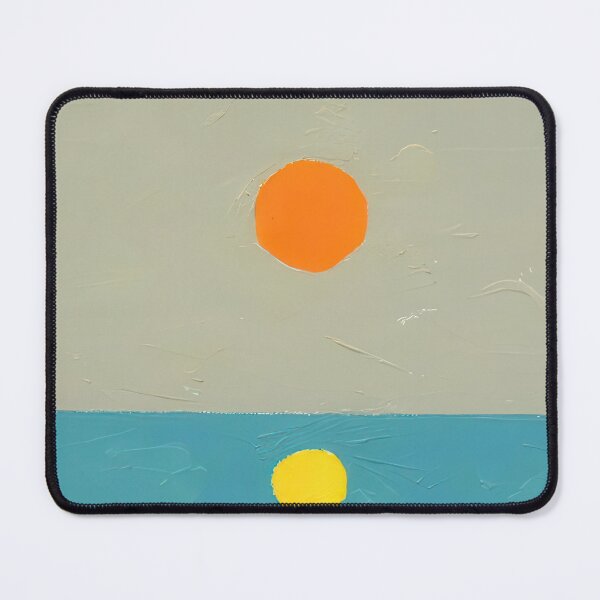 Item preview, Original Paintings by Etel Adnan, Etel Adnan Color Landscape Art designed and sold by OilArtLittle.
