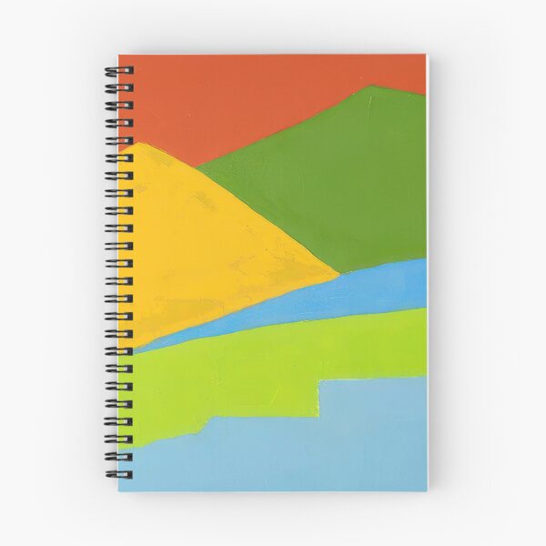 Item preview, Original Paintings by Etel Adnan, Etel Adnan Color Landscape Art designed and sold by OilArtLittle.