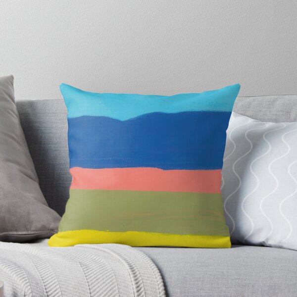 Item preview, Original Paintings by Etel Adnan, Etel Adnan Color Landscape Art designed and sold by OilArtLittle.
