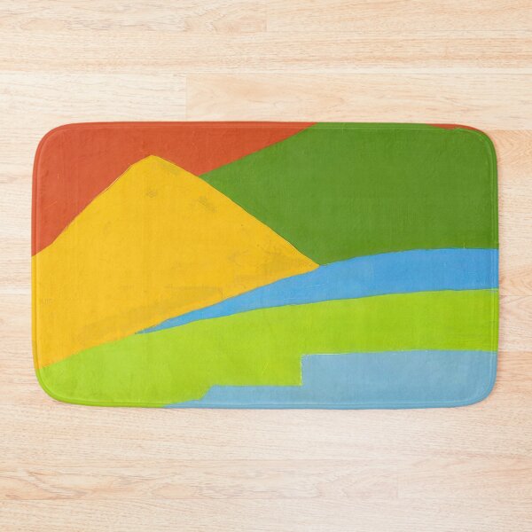 Item preview, Original Paintings by Etel Adnan, Etel Adnan Color Landscape Art designed and sold by OilArtLittle.