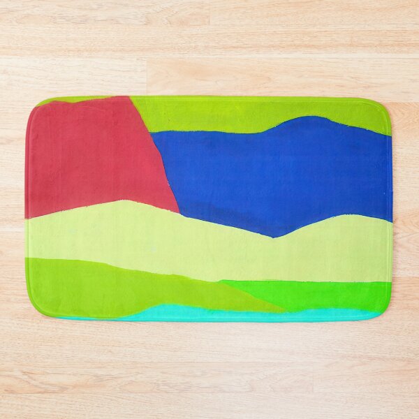 Item preview, Original Paintings by Etel Adnan, Etel Adnan Color Landscape Art designed and sold by OilArtLittle.