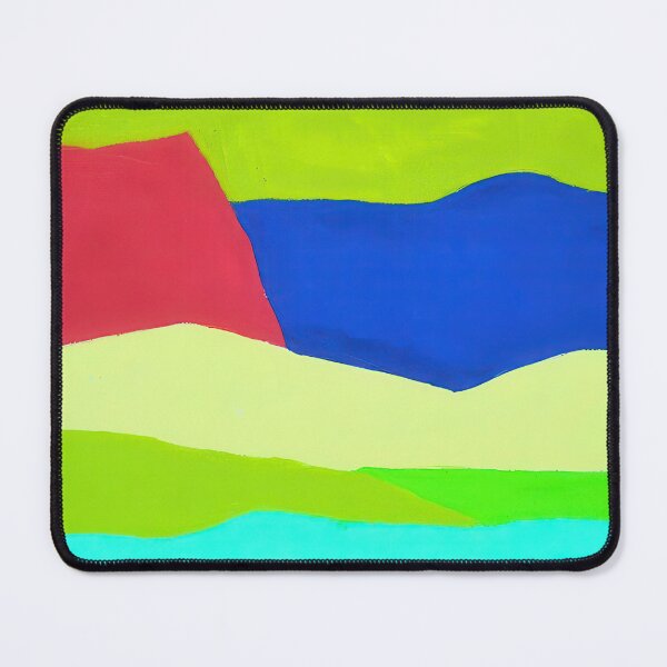Item preview, Original Paintings by Etel Adnan, Etel Adnan Color Landscape Art designed and sold by OilArtLittle.