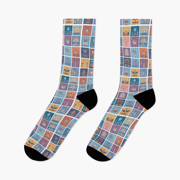 Item preview, Colorful Icons Illustrations Blending Nature Humanity Imagination Design designed and sold by ART ATTACK ZONE.
