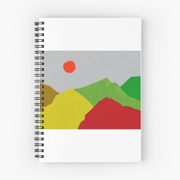 Item preview, Original Paintings by Etel Adnan, Etel Adnan Color Landscape Art designed and sold by OilArtLittle.