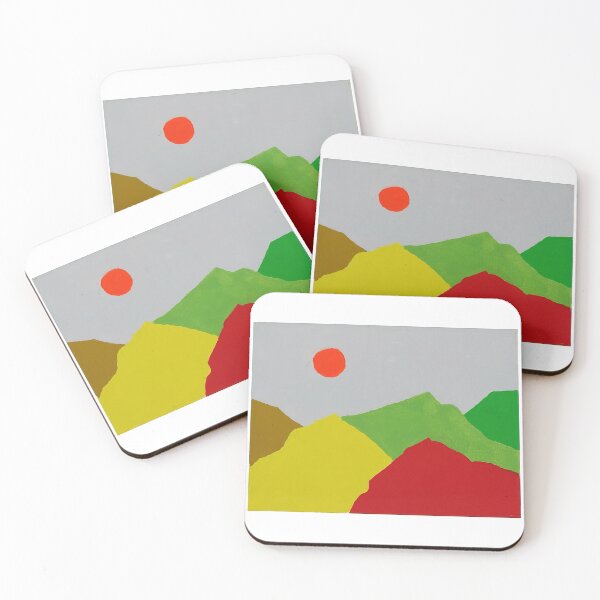 Item preview, Original Paintings by Etel Adnan, Etel Adnan Color Landscape Art designed and sold by OilArtLittle.