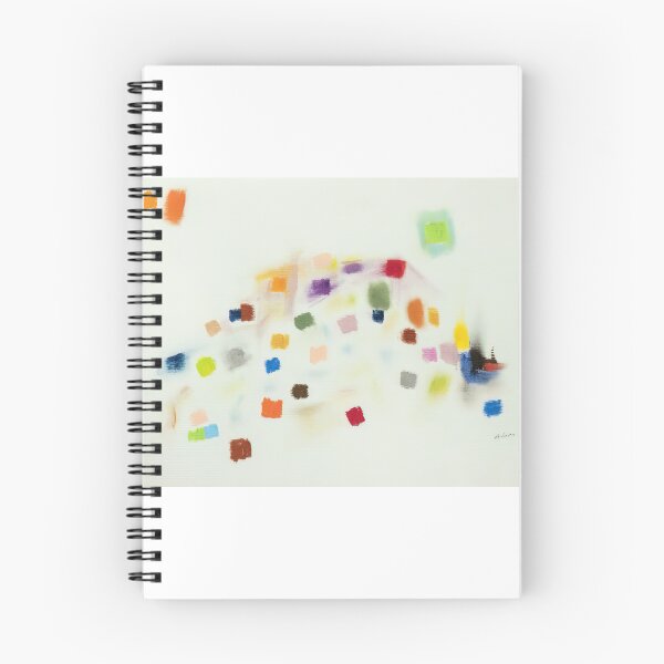 Item preview, Original Paintings by Etel Adnan, Etel Adnan Color Landscape Art designed and sold by OilArtLittle.