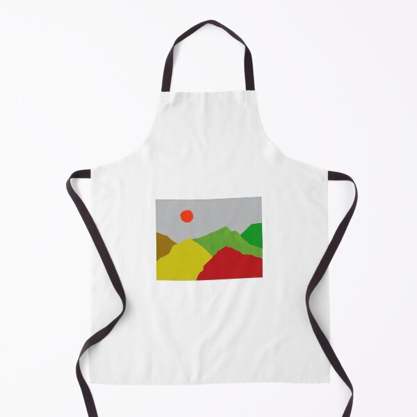 Item preview, Original Paintings by Etel Adnan, Etel Adnan Color Landscape Art designed and sold by OilArtLittle.