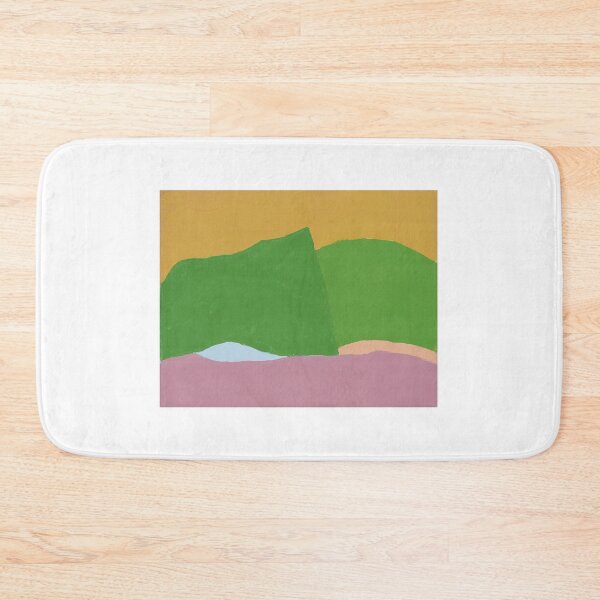 Item preview, Original Paintings by Etel Adnan, Etel Adnan Color Landscape Art designed and sold by OilArtLittle.