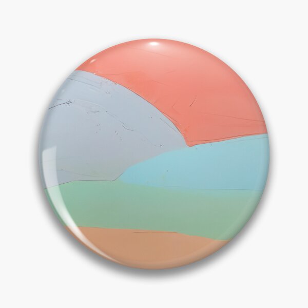 Item preview, Original Paintings by Etel Adnan, Etel Adnan Color Landscape Art designed and sold by OilArtLittle.