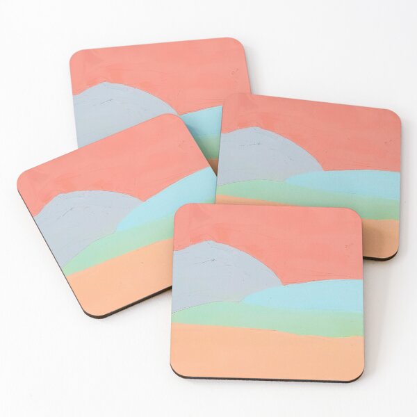 Item preview, Original Paintings by Etel Adnan, Etel Adnan Color Landscape Art designed and sold by OilArtLittle.
